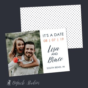 Foto Save the Date, Save Our Date Karte, Hochzeit STD, Hochzeit Ankündigung, Landschaft Save the Date, Verlobungsfoto, SD002