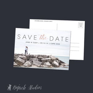 Save the Date Postkarte, Save our Date Postkarte, Foto Save the Date, HochzeitSTD, Hochzeitsanzeige, Verlobungsfoto, SD003