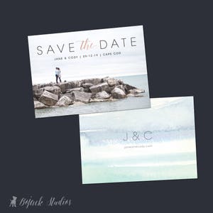 Foto Save the Date, Save Our Date Karte, Hochzeit STD, Hochzeit Ankündigung, Landschaft Save the Date, Verlobungsfoto, SD003