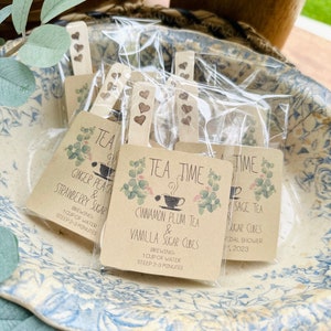 Tea Time party favors (10 favors)