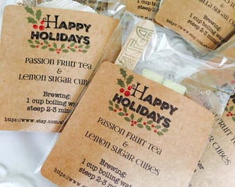 Christmas tea favors