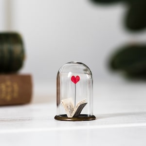 Libro in miniatura, carta artistica, mini ornamento di libro