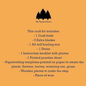 DIY paper garden craft kit, adult craft kit image 8