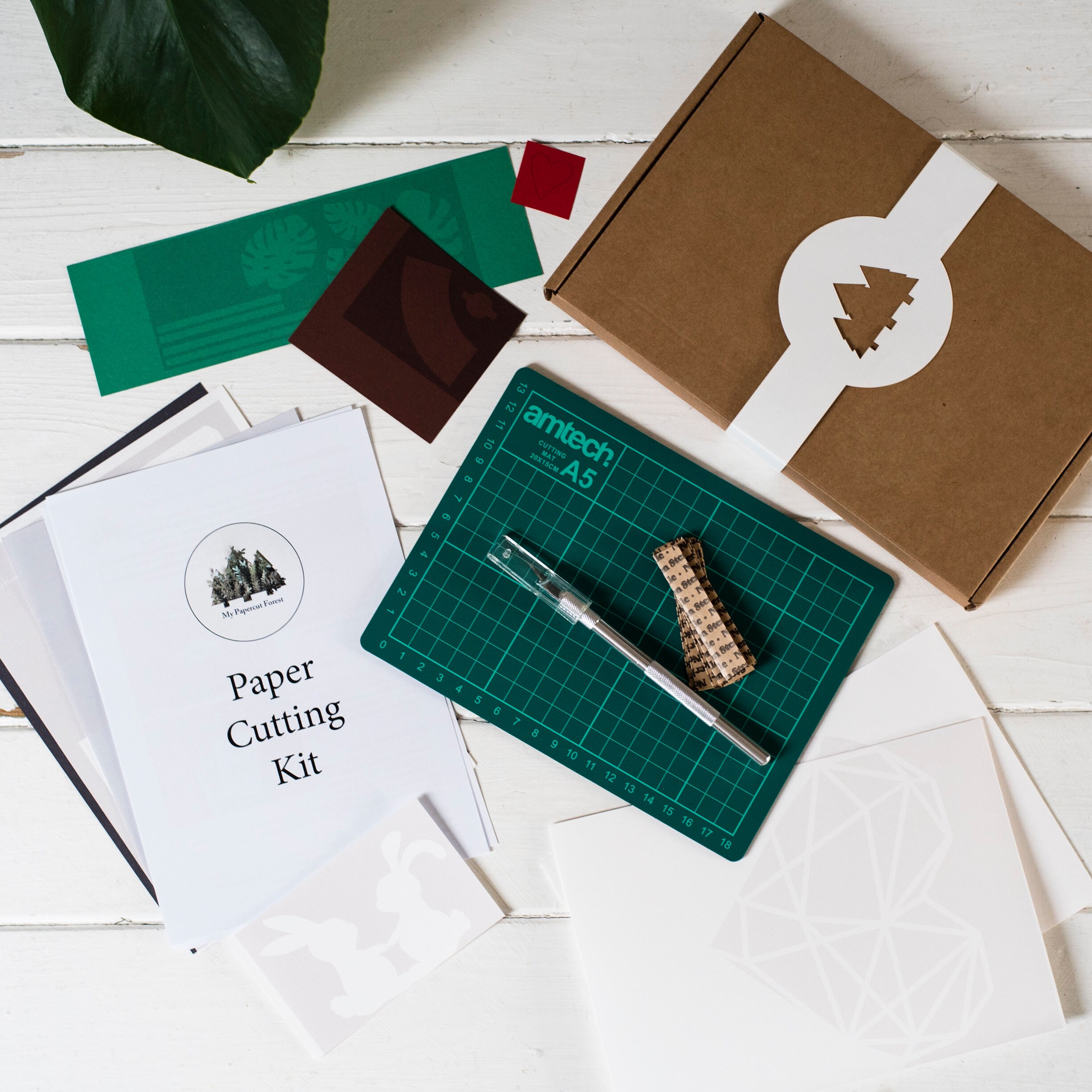 Paper craft kit for adults DIY paper craft activity Etsy