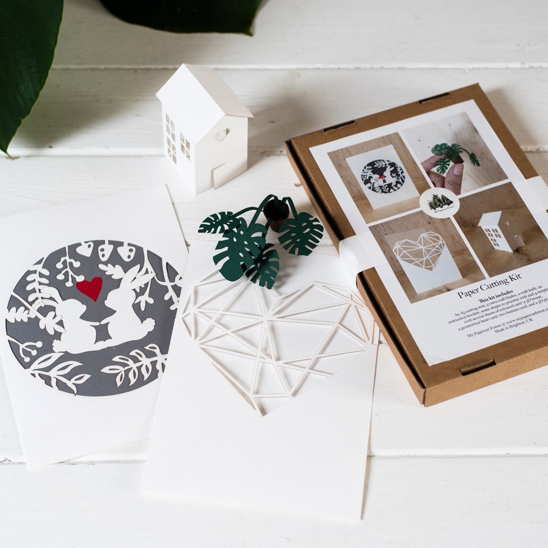 DIY Paper Greenhouse Craft Kit, Adult Craft Kit by My Papercut