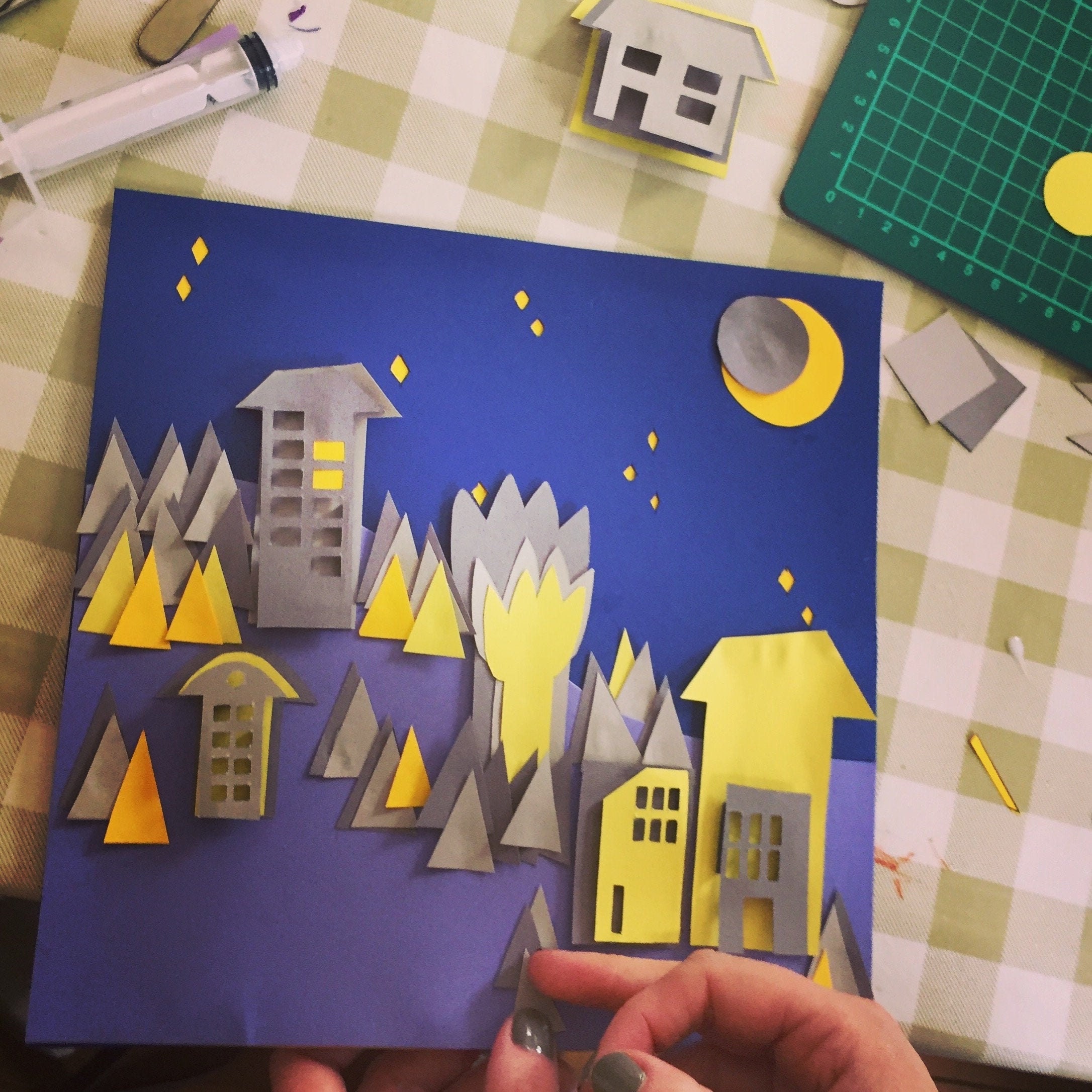 Paper Cutting 3D Pattern Template, Layered Paper Art - Etsy UK