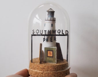 Personalised favourite things dome, handmade paper sculpture