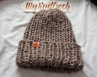 Hand Knit Chunky Hat, Alpaca Wool Hat, Chunky Beanie Hat, Knitted Hat Women's Hat, Winter Hat, Gift for Her