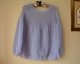 Hand Knitted Blouse - Etsy New Zealand