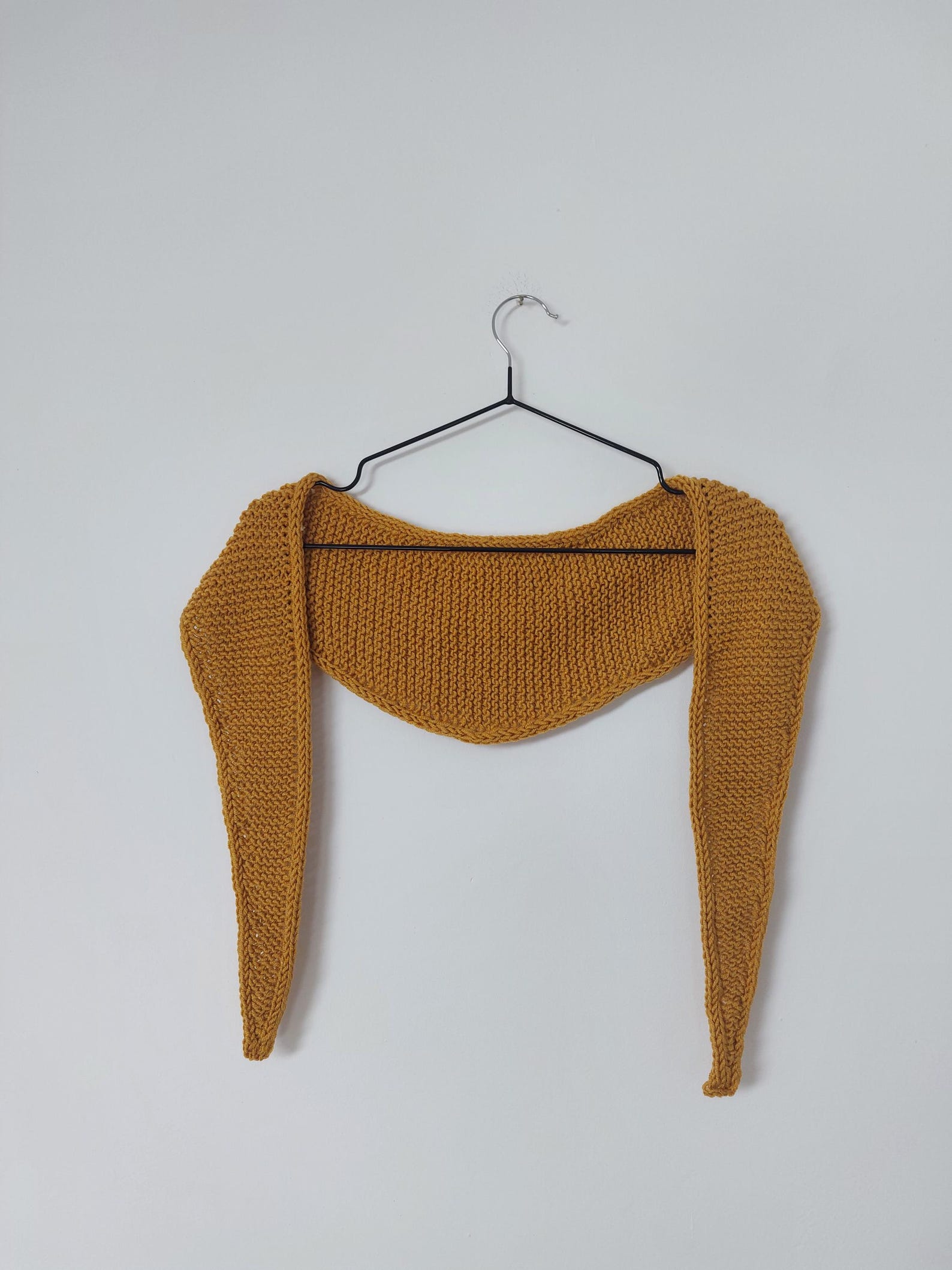 Hand Knit Mustard Yellow Mini Scarf - Soft Acrylic Sophie Scarf - Etsy