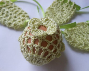 Crochet Easter Egg Cover, Set of 4 Hand Crocheted Easter Eggs Easter Decoration