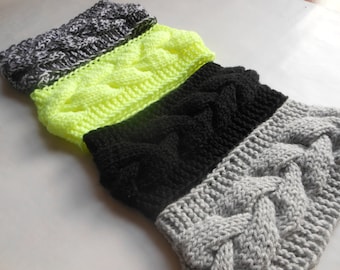 Knit Cable Headband  Ear Warmer Head Warmer Choose Color