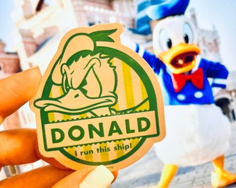 Donald Duck / laptop sticker / cell phone sticker / hydroflask water bottle decal / Disney souvenir