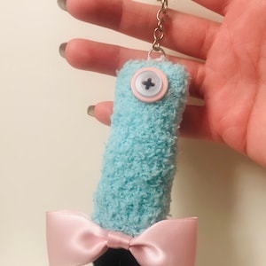 Eeyore’s tail plush bag charm / Baby Eeyore / Fluffy Winnie the Pooh keychain / Mouse ears /Disney inspired key chain / Disney wall hanging