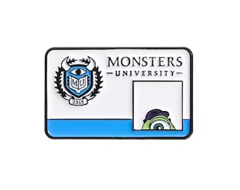 Monsters inc // Monsters university  Mike Wazowski id Pin