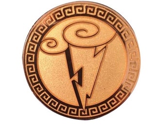 Symbol of the Gods // Hercules pin // jacket pin // backpack pin // pin // metal enamel pin //