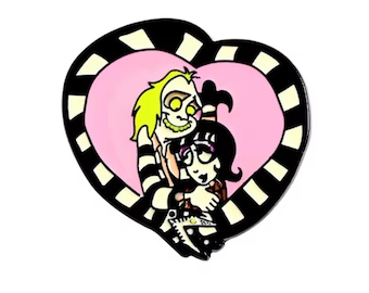 Beetle juice  //beetle juice animated series / movie jacket pin // backpack pin // hat pin //