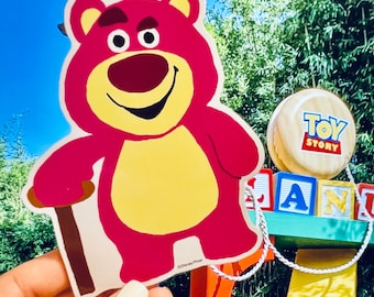 Huggin’ bear Lotso toy story / mickey / Pixar / laptop sticker / cell phone sticker / hydroflask water bottle decal / Disney souvenir