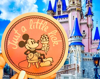 mickey / mickey and ice cream / laptop sticker / cell phone sticker / hydroflask water bottle decal / Disney souvenir