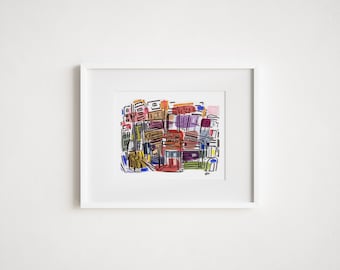 Lexington Candy Shop Luncheonette Print: Upper East Side Diner Art