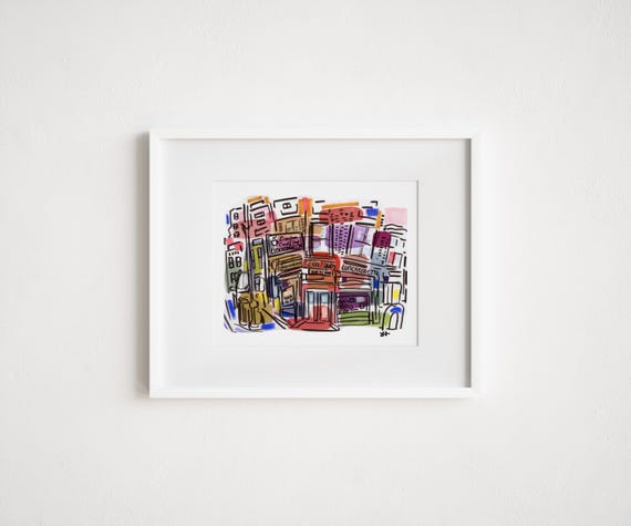 Lexington Candy Shop Luncheonette Print: Upper East Side Diner Art