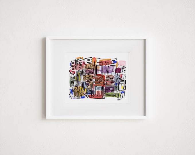 Lexington Candy Shop Luncheonette Print: Upper East Side Diner Art