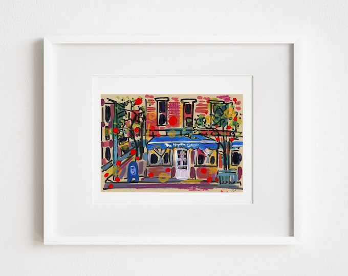 Magnolia Bakery Print: West Village, NYC Storefront Art