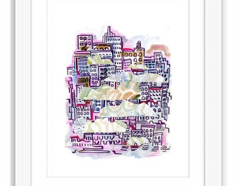 Abstract Cities Prints