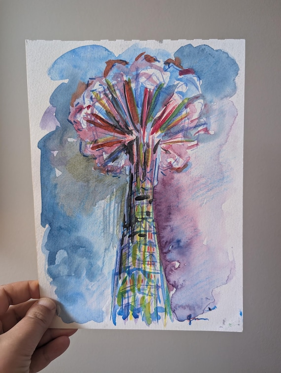 Original Parachute Jump Coney Island  - Art of Brooklyn New York City