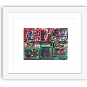 McNulty&#39;s Tea & Coffee Print: West Village Storefront Watercolor