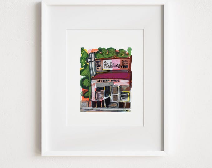 Holsten's Ice Cream Parlor Print: Sopranos Location, Bloomfield NJ