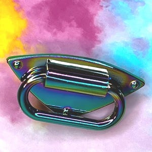 Conector/anclaje de correa triangular arcoíris para correas de 1 pulgada *Juego de 4*