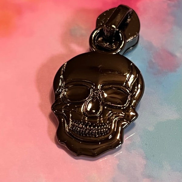 Skull #5 Zipper Pull *Set of 4*