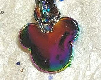Rainbow Mouse Ears #5 Zipper Pull *Set of 4*