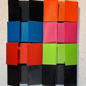 Accordion Wallet Inserts Assorted Colors 10 Slot Credit Card Insert