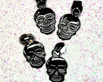 Skull #5 Zipper Pull *Set of 4*