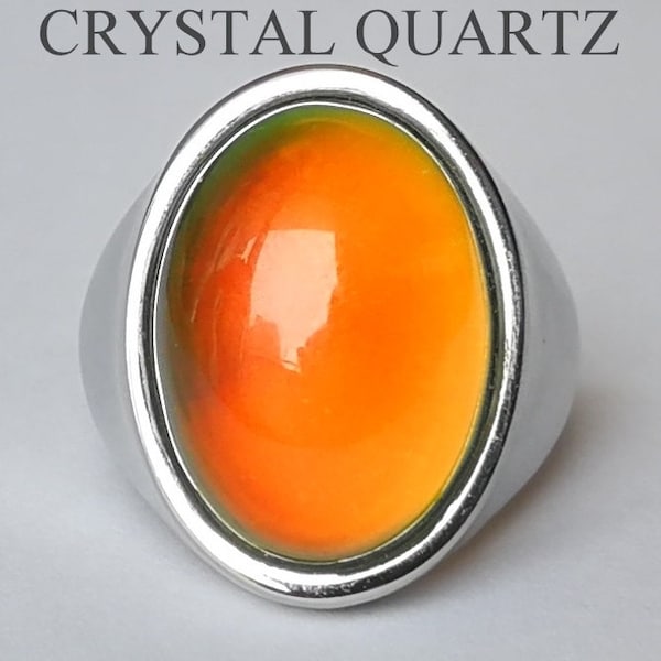 Mens Mood Ring Etsy