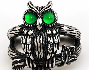 Sigil of the Nightwatch - Mood Ring - Stainless Steel - smooth AAA Crystal Quartz - world premiere