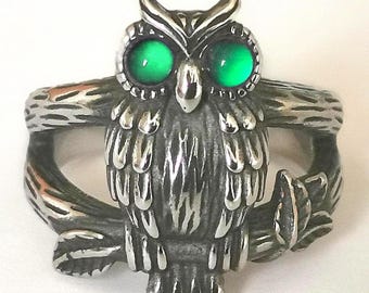 Sigil of the Nightwatch - Mood Ring - Stainless Steel - smooth AAA Crystal Quartz - world premiere