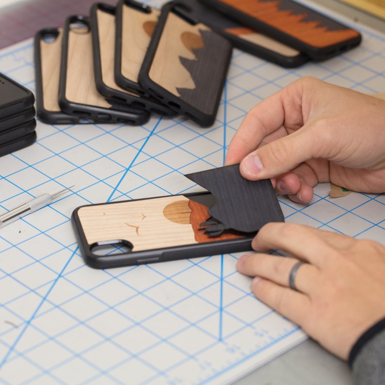 IPhone SE Wood Case Real Wood iPhone SE 2020 Phone Case Etsy