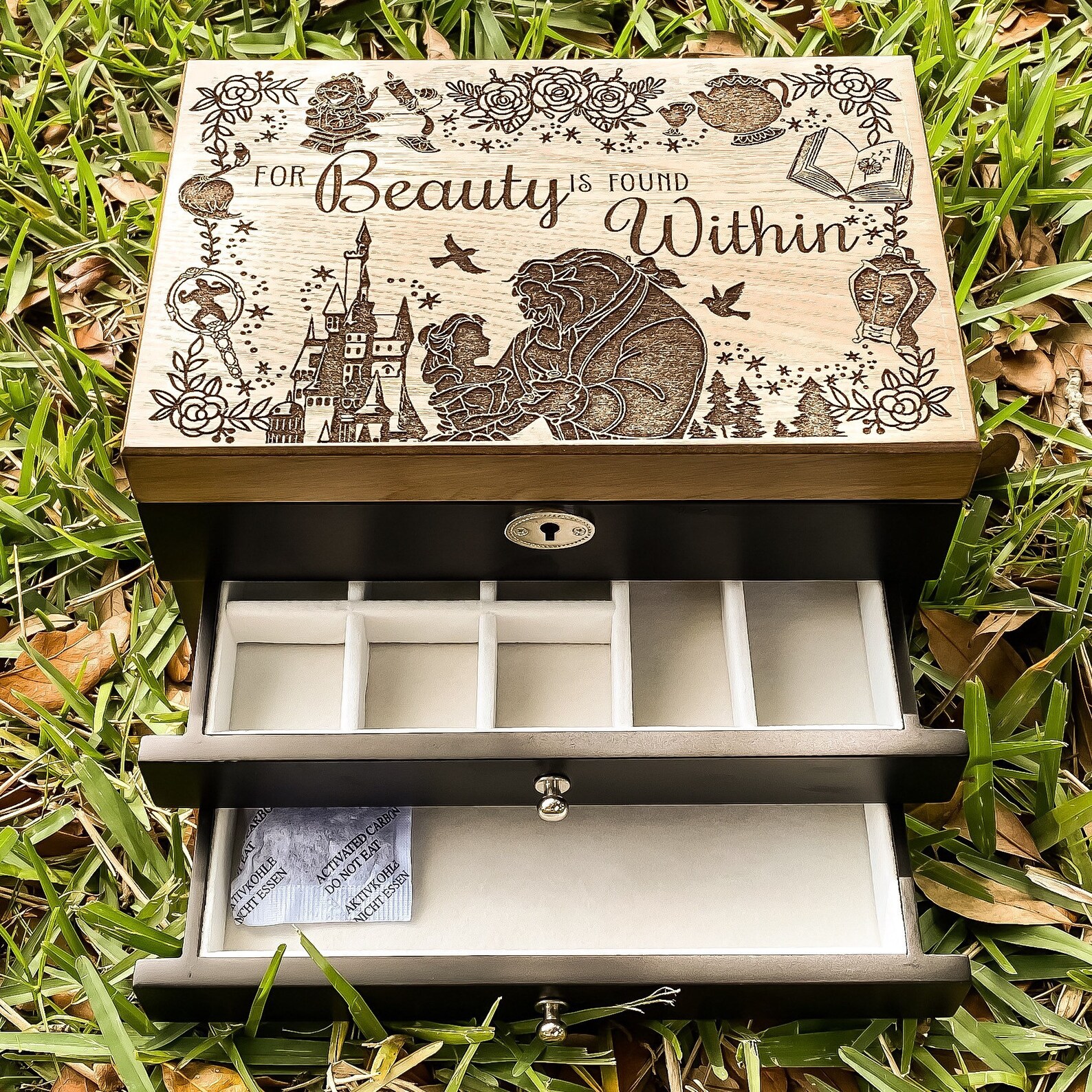 Beauty and the Beast Inspired Armoire Jewelry Box Etsy