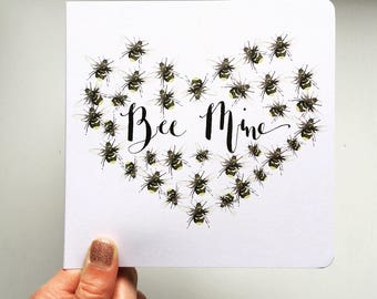 Bee Mine greeting card