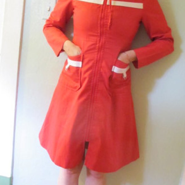 Reserved for Lou: XS-S 1970s Little Red Riding Hood jacket