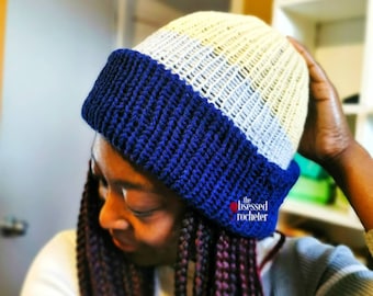 Ore Satin lined knit beanie hat toque for women | men