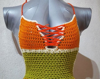 Arewa monokini sexy crochet swimwear beachwear pattern