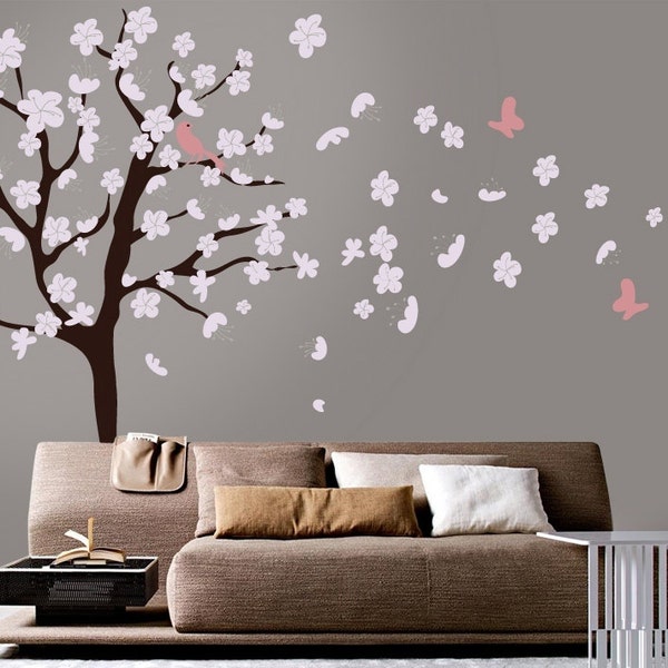 Cherry Blossom Wall Decal Etsy