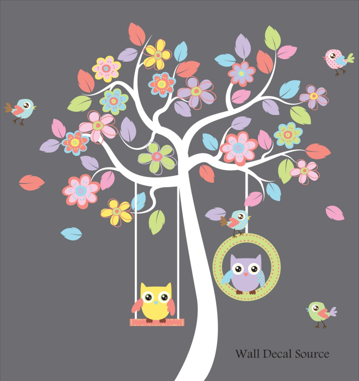 Nursery Wall Decal Owl Wall Decal Baby Vinyl Sticker Etsy