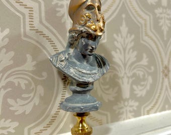 Athena Greco Roman Lamp Finial Decorative Lighting Accessory