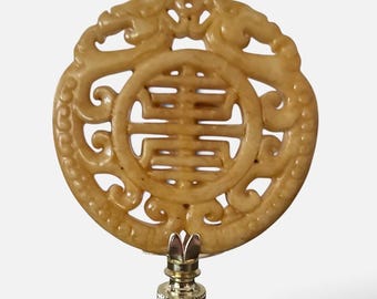 Chinoiserie Lamp Finial Asian Decorative Lighting Accessory
