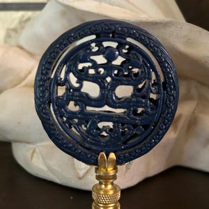Chinoiserie Lamp Finial Asian Decorative Lighting Accessory